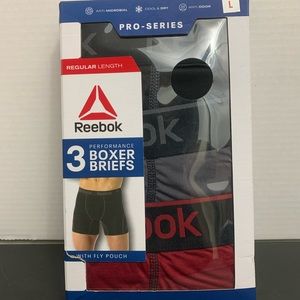 Reebok and Fruit of the Loom mens boxer briefs
